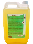 01.01.030 Linseed Cleaner 5L Vloeibare zeep met lijnolie.
Voor niet blinkende stenen vloeren. 
Heeft een antistatisch affect.
 01.01.030