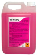01.02.006 Sanitary 5L Goed voor dagelijks en/of periodiek gebruik.
Heeft een zuiverende en reinigende werking op alle al het sanitair
 01.02.006.jpg