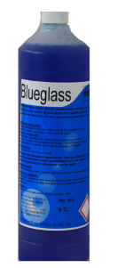 01.03.016 Blueglas Conc. 1L Voor sterk bevuilde glazen oppervlakken. 01.03.016