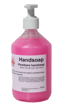 01.10.017 Pinksoap ( Roze handzeep ) 500ML Voor dagelijkse reiniging van de handen 01.10.017