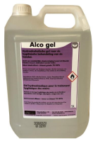 01.10.041 Alco gel 5L (Vloeibaar) Alcoholgel bevat een snelle ontsmetting van de handen zonder het gebruik van water. Alcoholgel moet worden toegepast voor schone gezonde handen. 01.10.041