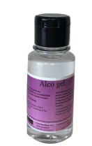 01.10.041/100ML Alco gel 100ML (Gel vorm) Alcoholgel bevat een snelle ontsmetting van de handen zonder het gebruik van water. Alcoholgel moet worden toegepast voor schone gezonde handen. 01.10.041