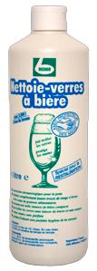 01.12.096 Becharein + handprotection   1 L. Speciale detergenten voor het manueel afwassen van bierglazen met handbeschermingsmiddelen. Geconcentreerd product met lange werkzaamheid. Beïnvloedt het schuim op het bier niet.
goed voor 2500 l afwaswater 01.12.096.jpg