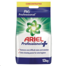 01.15.016 Ariel Professional  13 Kg. 130 sc Professional Ariel Formula Pro + is een totaalwasmiddel met vijf acties voor een professioneel en onberispelijk wasresultaat voor alle soorten vlekken en weefsels. Dit wasmiddel is ook werkzaam op lage temperaturen en zelfs voorwassen is overbodig. De unieke ActiliftTM-technologie zorgt voor totale vlekverwijdering. De bio-polishing enzymen in deze formule zorgen ervoor dat de vezels ontward en gladgemaakt worden waardoor vuildeeltjes zich minder vasthechten en vlekken uit de was -'gelift' worden. Met de nieuwe, meer geconcentreerde 13 kg-verpakking wast u zo'n 30 wasbeurten meer. Kortom: de zeer geconcentreerde formule van Professional Ariel Formula Pro + levert een hygiënisch schoon wasresultaat met een langdurig frisse geur.

Zak van 13 kg. 01.15.016