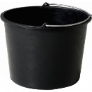 02.09.016 Emmer voor de bouw gegradueerd Zwart  12 L. Emmer voor de bouw gegradueerd Zwart  12 L. 02.09.016