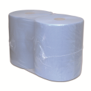03.03.085 Industrierol Wiping Roll 350 m.23 x 35 cm., Blauw, 2-laags   (2R)x1000vel  03.03.085.jpg