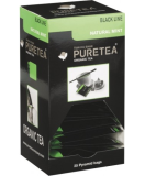 11.02.038 Pure Tea Black line NATURAL MINT 25st Natural Mint, een verfrissende thee voor het begin van de dag. Natural Mint is een heerlijke versie van de traditionele Engelse mint thee. Deze herbal thee is gemaakt van hele pepermunt bladen. 11.02.038