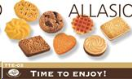 11.05.084 Enjoy Allasio Biscuits 120st Box van 120st. Met variatie van 8 verschillende soorten koeken.  11.05.084