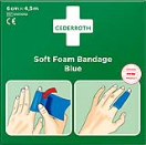 51011010 Cederroth Soft foam bandage blauw - 6cm x 4,5 m  51011010