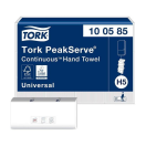 TOR100585 Tork PeakServe® Continue Handdoek 1-laags Wit H5 Universal 12 x 410  TOR100585