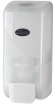 01.10.134  Foam Soap dispenser Dalia (White) Deze gebruiksvriendelijke zeepdispenser genereert door het eenvoudige drukknopsysteem gedoseerd zeep. Iedere navulling is een nieuw doseersysteem waardoor dit systeem uitermate hygiënisch is. Door de semi- transparantie van de dispenser is de vullingsgraad van de flacon eenvoudig zichtbaar. De schuimende zeep geeft een extra zacht gevoel. Bovendien zorgt schuimende zeep voor een significante besparing in verbruik t.o.v. vloeibare zeep en behoort nadruppelen tot het verleden.

-Gedoseerd verbruik
-Geen na-druppels
-Extra besparing t.o.v. vloeibare zeep
-Gesloten systeem
-Hygiënisch
-Eenvoudig te vervangen
-Semi transparant
-Afsluitbaar
-Afmeting 270 x 125 x 118mm
-Kunststof wit 01.10.134.jpg