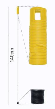 02.03.038 Steel glasfiber + tapdraad geel   140 cm.  02.03.038