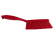 V45874 Zachte handveger polyester vezels, zacht 330 x 35 x 110 mm rood  45874